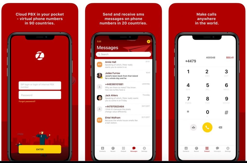 zadarma app para móviles android ios