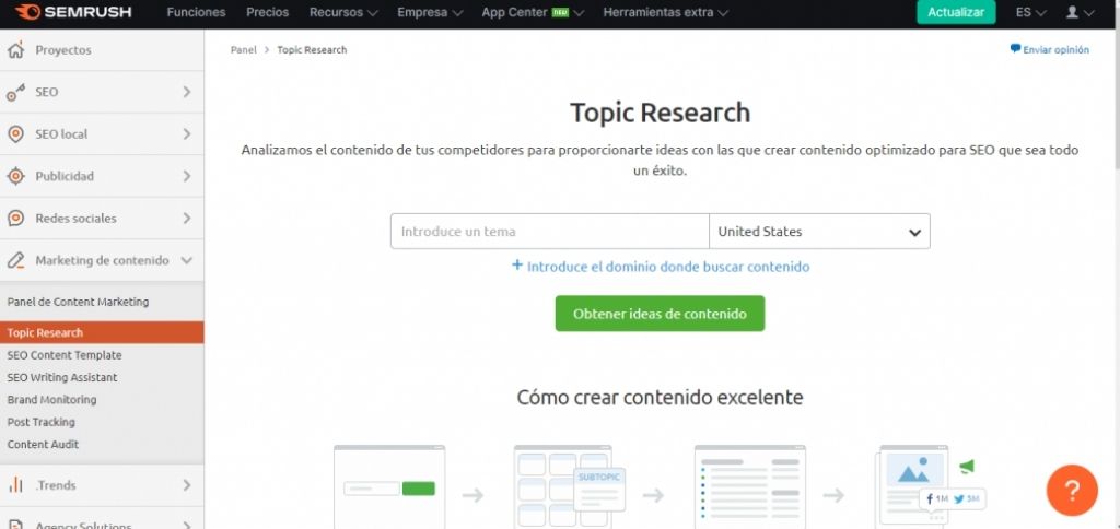 Topic Research Semrush | Review 2022