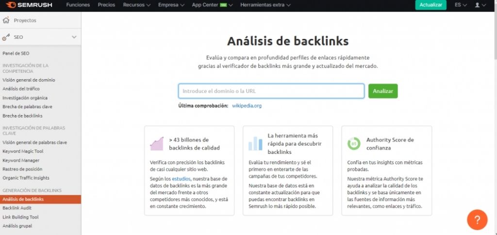 analisis backlinks semrush Semrush | Review 2022