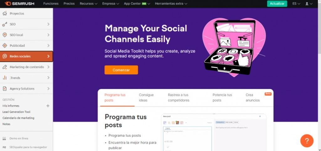 redes sociales semrush Semrush | Review 2022