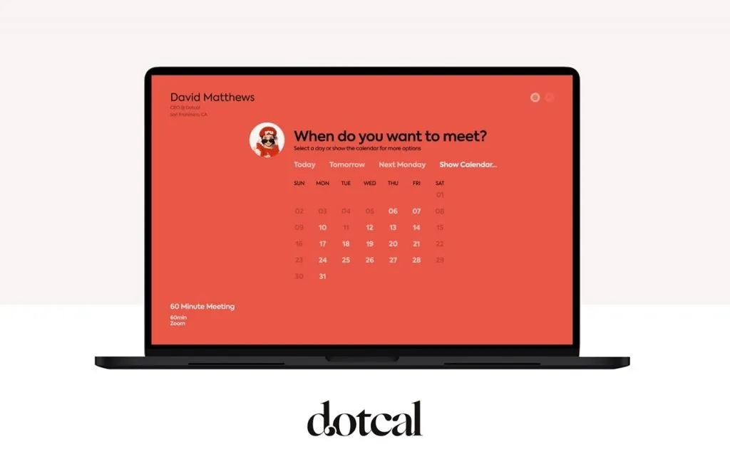 dotcal pagina reserva personalizada 2 Calendly, Acuity y Dotcal: comparando los mejores calendarios