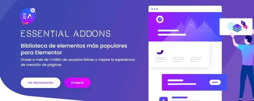 Essential Addons Elementor 2023 Crea páginas espectaculares con Essential Addons